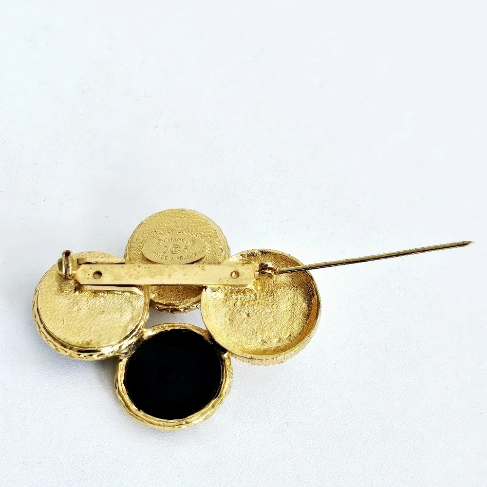 Rare Chanel Gold-plated Brooch